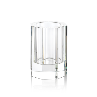 product image of edita octagonal crystal glass vase by zodax ch 5633 1 539