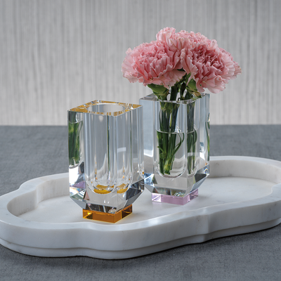 product image for carina crystal vase in pink by panorama city 2 69