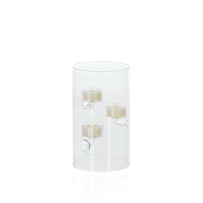 product image for suspended glass tealight holder and hurricane by panorama city 4 52