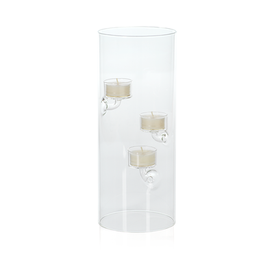 product image for suspended glass tealight holder and hurricane by panorama city 6 22