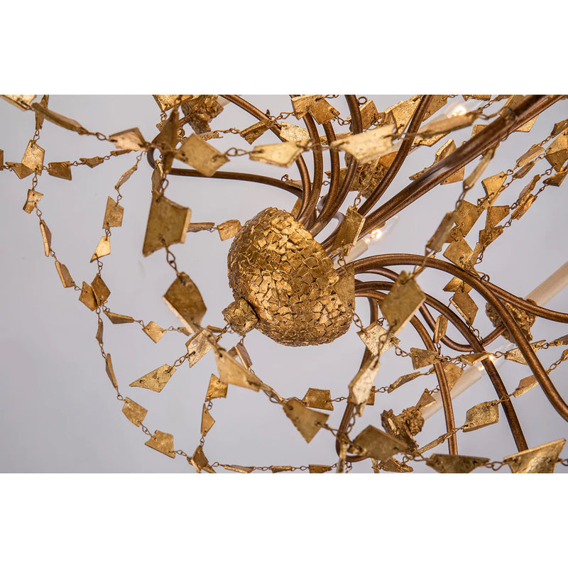 media image for mosaic extra large 15 light chandelier in antiqued gold by lucas mckearn ch1158 15 2 233