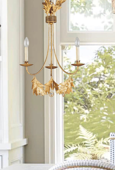 product image for sweet olive french rustic 3 light antiqued gold mini chandelier by lucas mckearn ch1159 3 2 71