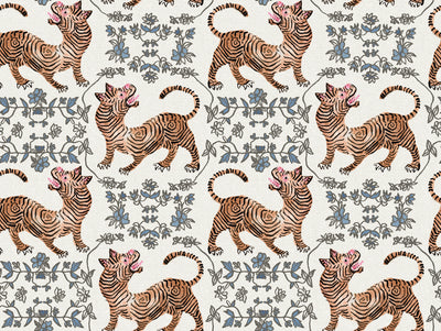 product image for Ferrandi Wallpaper in Blue by Christiane Lemieux for York Wallcoverings 11