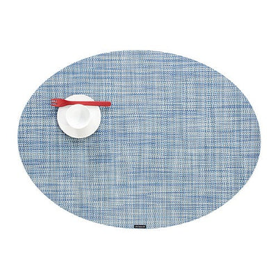 product image for mini basketweave oval placemat by chilewich 100130 002 3 20