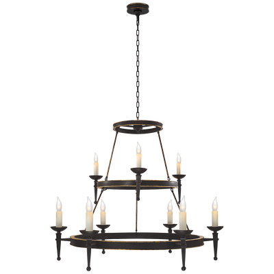 product image for Dorset Large Torch Chandelier by Chapman & Myers 19