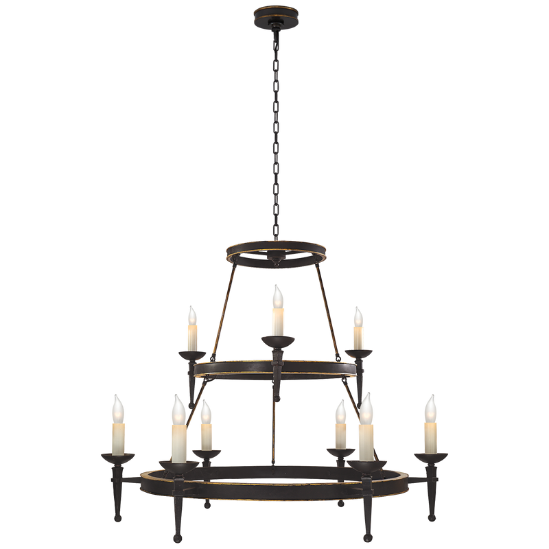 media image for Dorset Large Torch Chandelier by Chapman & Myers 229