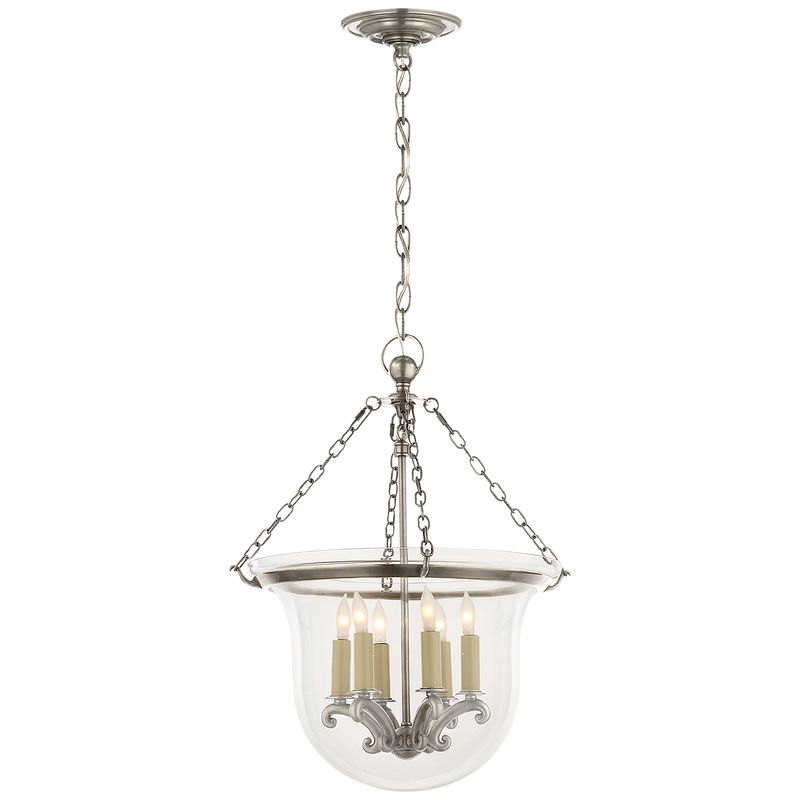 media image for Country Medium Bell Jar Lantern by Chapman & Myers 258