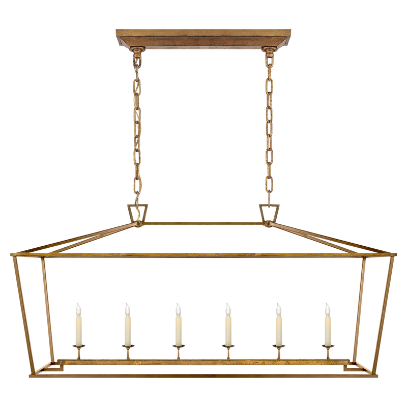 media image for Darlana Large Linear Lantern by Chapman & Myers 214