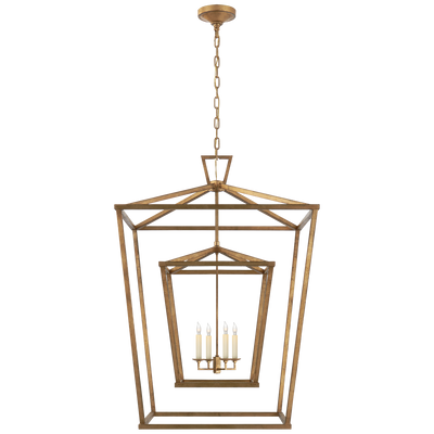 product image for Darlana Extra Large Double Cage Lantern by Chapman & Myers 20