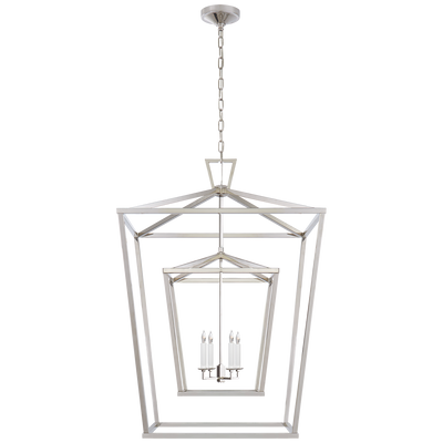 product image for Darlana Extra Large Double Cage Lantern by Chapman & Myers 20