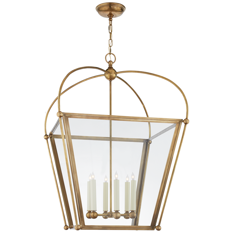 media image for Plantation Large Square Lantern by Chapman & Myers 248