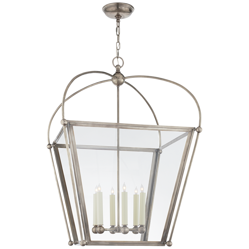 media image for Plantation Large Square Lantern by Chapman & Myers 236