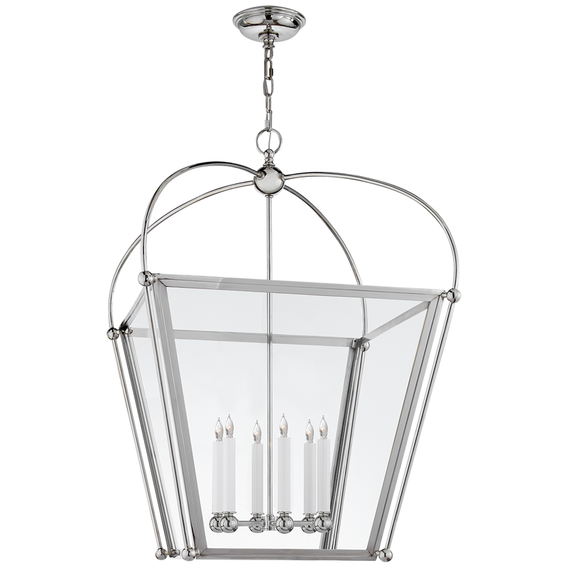 media image for Plantation Large Square Lantern by Chapman & Myers 229