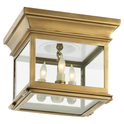 product image for Small Club Square Flush Mount by Chapman & Myers 32