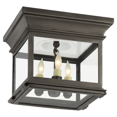 product image for Small Club Square Flush Mount by Chapman & Myers 75