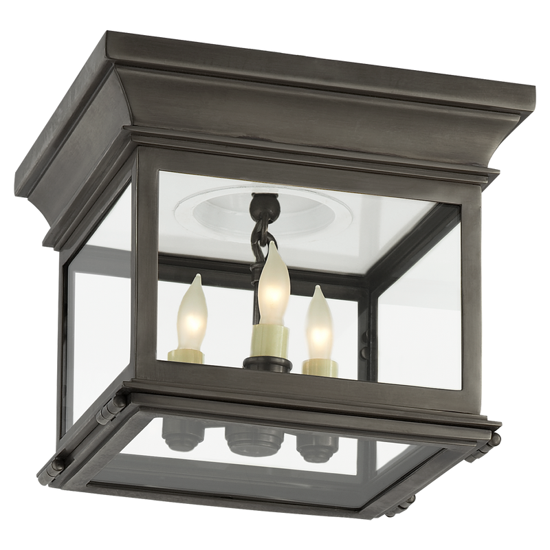media image for Small Club Square Flush Mount by Chapman & Myers 217