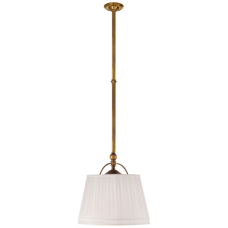 media image for Sloane Single Shop Light with Linen Shade by Chapman & Myers 261