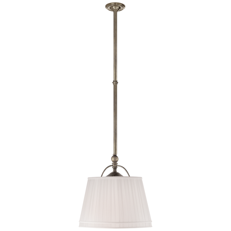 media image for Sloane Single Shop Light with Linen Shade by Chapman & Myers 267
