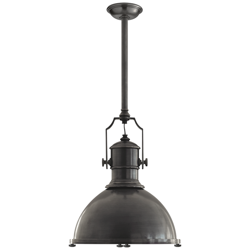 media image for Country Industrial Large Pendant by Chapman & Myers 264