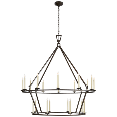 product image for Darlana Extra Large Two-Tier Chandelier by Chapman & Myers 69
