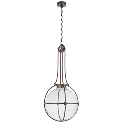 product image for Gracie Large Captured Globe Pendant by Chapman & Myers 12