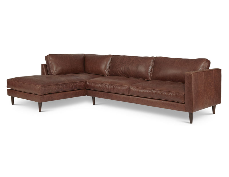 media image for Cheviot Arm Left Sectional in Belle Boot 29