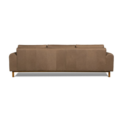 product image for Chica Leather Sofa in Mocha 83