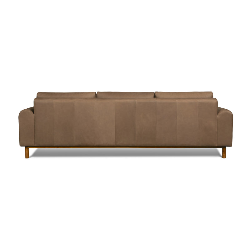 media image for Chica Leather Sofa in Mocha 229