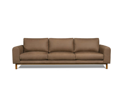 product image for Chica Leather Sofa in Mocha 44