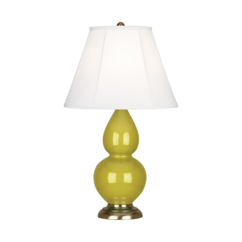 media image for citron glazed ceramic double gourd accent lamp by robert abbey ra ci10 1 255