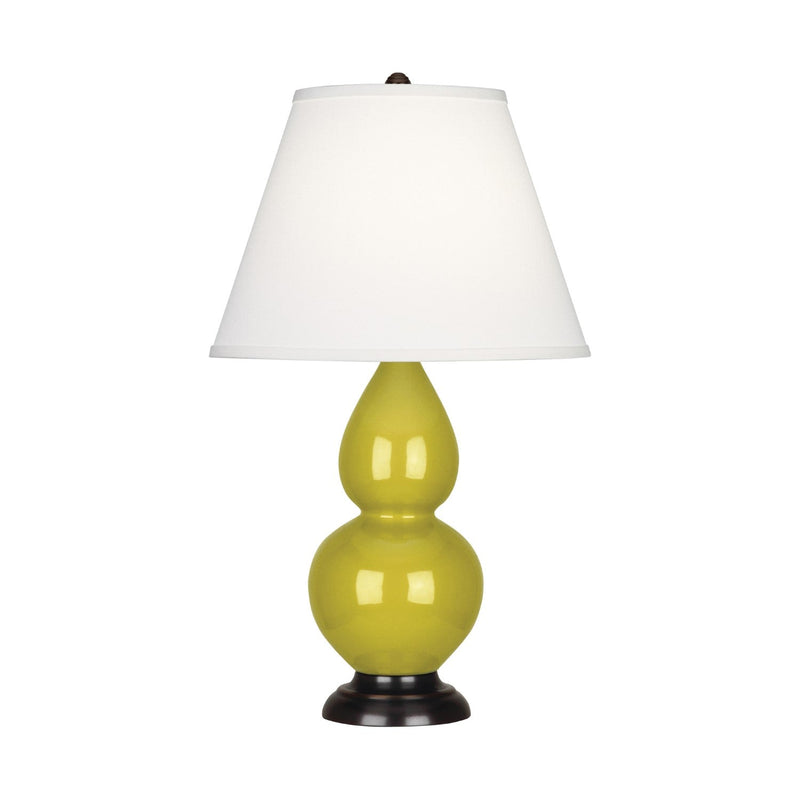 media image for citron glazed ceramic double gourd accent lamp by robert abbey ra ci10 6 225