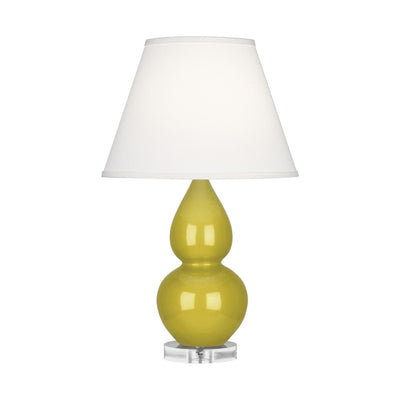 product image for citron glazed ceramic double gourd accent lamp by robert abbey ra ci10 8 26