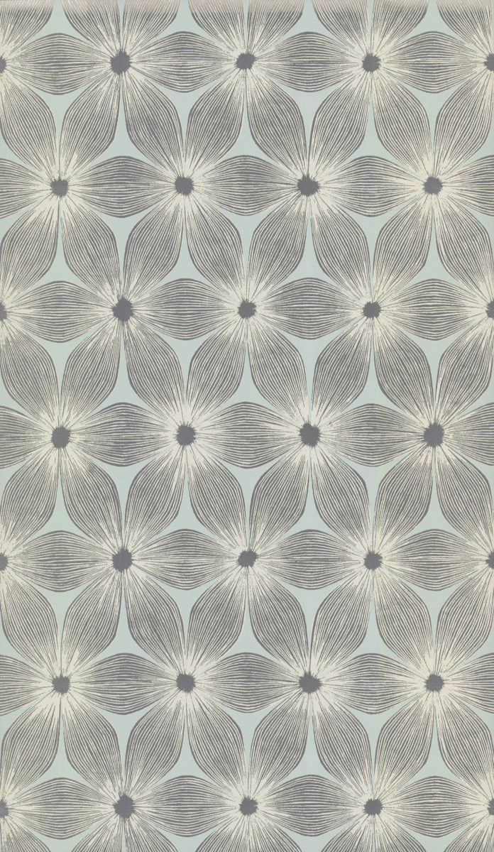 media image for Everlasting Blue/Silver Wallpaper from the Modern Artisan II Collection by Candice Olson 261