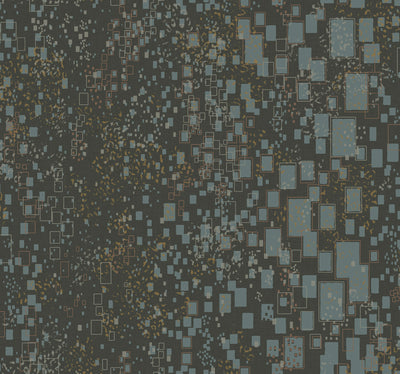 product image for Gilded Confetti Charcoal Wallpaper from the Modern Artisan II Collection by Candice Olson 5