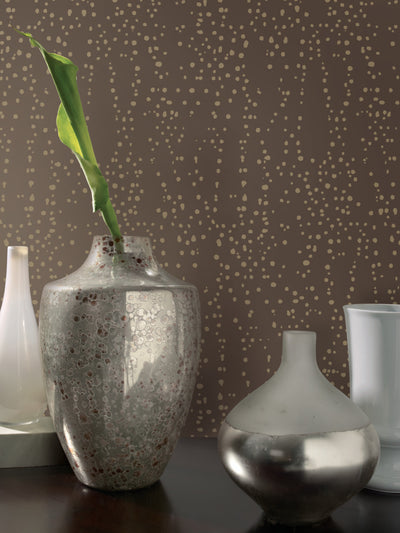 product image for Star Struck Brown/Gold Wallpaper from the Modern Artisan II Collection by Candice Olson 72