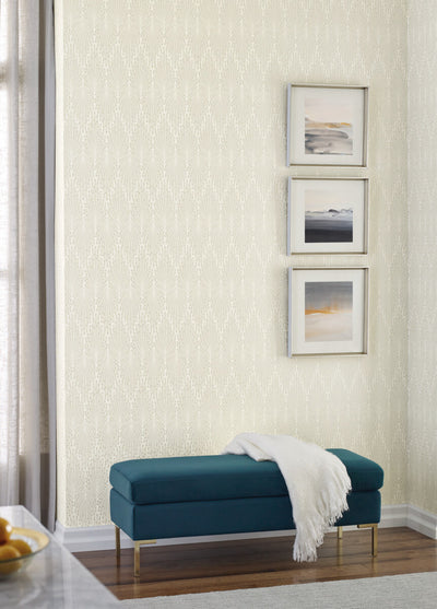 product image for Cafe Society Cream Wallpaper from the Modern Artisan II Collection by Candice Olson 5