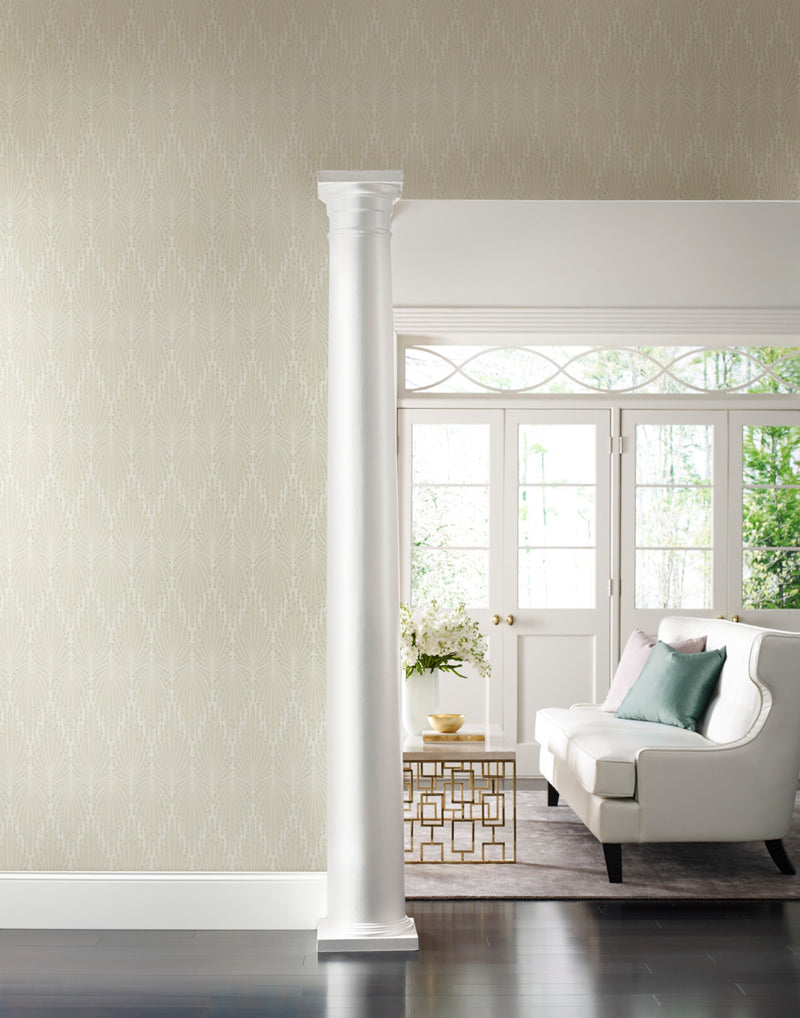 media image for Cafe Society Cream Wallpaper from the Modern Artisan II Collection by Candice Olson 219