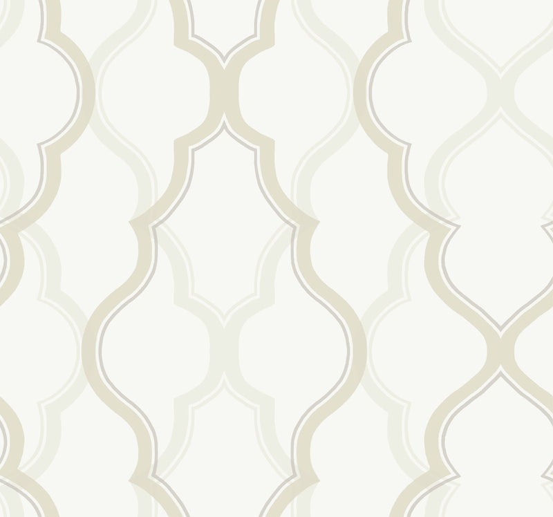 media image for Double Damask Cream Wallpaper from the Modern Artisan II Collection by Candice Olson 294