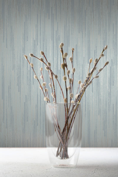 product image for Bargello Blue Wallpaper from the Modern Artisan II Collection by Candice Olson 36