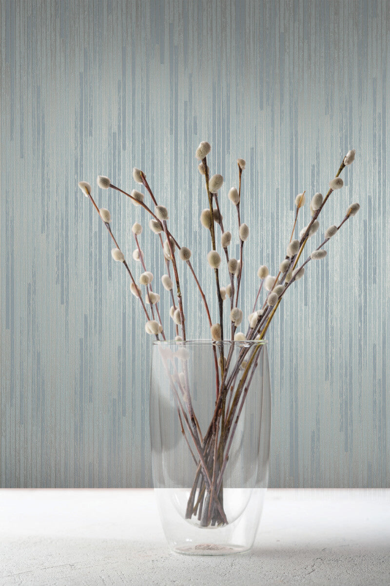 media image for Bargello Blue Wallpaper from the Modern Artisan II Collection by Candice Olson 213