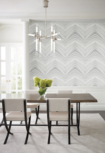 product image for Onyx Strata Grey Wallpaper from the Modern Artisan II Collection by Candice Olson 38