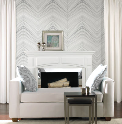 product image for Onyx Strata Grey Wallpaper from the Modern Artisan II Collection by Candice Olson 82