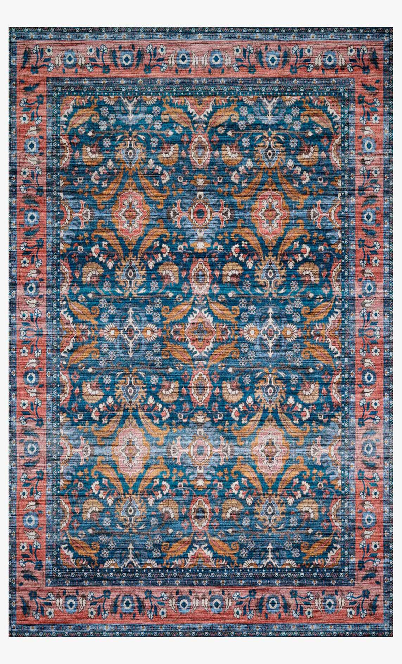 media image for Cielo Rug in Ocean & Coral by Justina Blakeney for Loloi 25