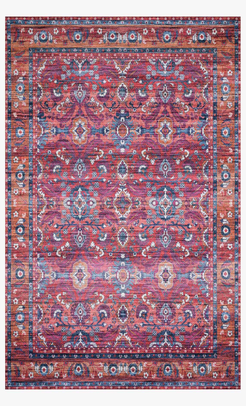 media image for Cielo Rug in Berry & Tangerine by Justina Blakeney for Loloi 279