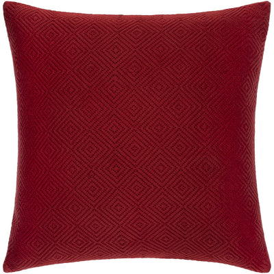 product image for Camilla CIL-004 Hand Woven Square Pillow in Dark Coral & Dark Red by Surya 82