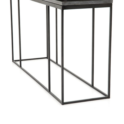 product image for harlow console table in bluestone gunmetal 7 96