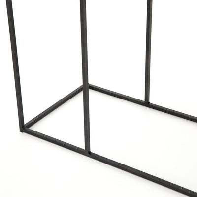 product image for harlow console table in bluestone gunmetal 6 2