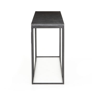 product image for harlow console table in bluestone gunmetal 2 63