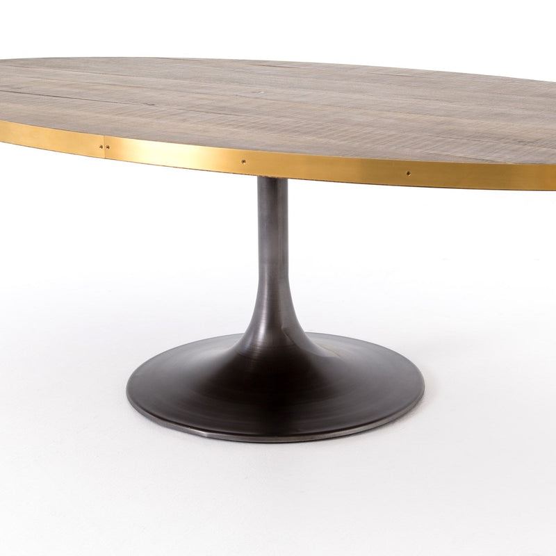 media image for evans oval dining table new by bd studio cimp 135 16 24