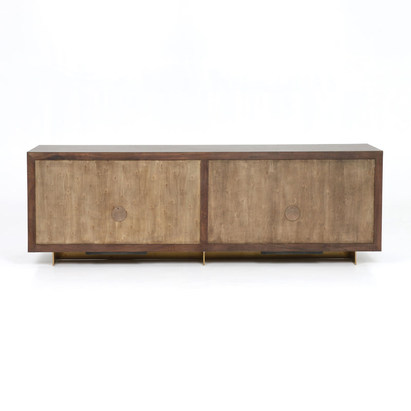 media image for Enzo Sideboard In Polished Brass 281